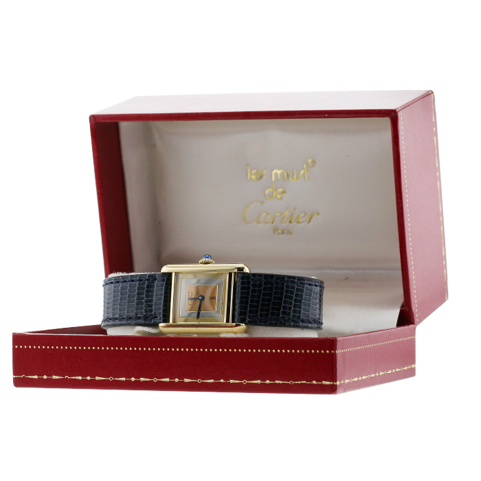 Orologio Cartier Tank Must in vermeil Circa  1990 - Detail D2