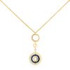 Bulgari Astrale necklace in yellow gold and ceramic - 00pp thumbnail