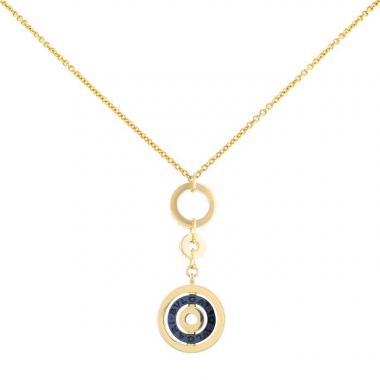 Collier Bulgari Astrale en or jaune et céramique