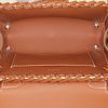 Hermès Kelly 20 cm handbag in brown Barenia leather and wicker - Detail D3 thumbnail