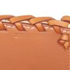Borsa Hermès Kelly 20 cm in pelle Barenia marrone e vimini - Detail D5 thumbnail