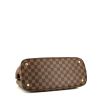 Louis Vuitton Kensington shopping bag in brown damier canvas and brown leather - Detail D5 thumbnail