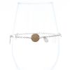 Hermes Confettis bracelet in silver and pink gold - 360 thumbnail