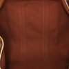 Borsa da viaggio Louis Vuitton Keepall 55 cm in tela monogram marrone e pelle naturale - Detail D2 thumbnail