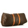 Louis Vuitton Keepall 55 cm travel bag in brown monogram canvas and natural leather - Detail D4 thumbnail