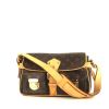 Louis Vuitton Manhattan handbag in monogram canvas and natural leather - 360 thumbnail