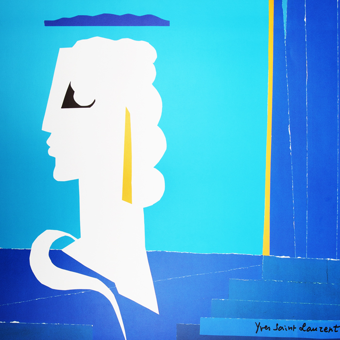 Yves Saint Laurent, "Les quatre Saisons", suite de quatre affiches originales réalisées à l'occasion de l'exposition "Yves Saint Laurent : 25 years of Design", au MET de New York, 1983