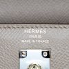 Borsa Hermes Kelly 25 cm in pelle Epsom grigia stagna - Detail D4 thumbnail