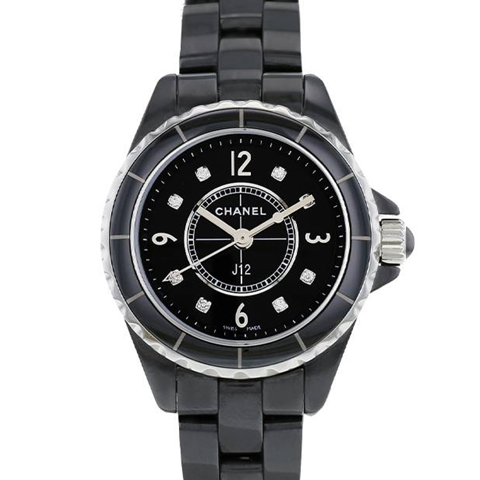 Chanel J12 Joaillerie watch in ceramic and stainless steel Circa  2010 - 00pp