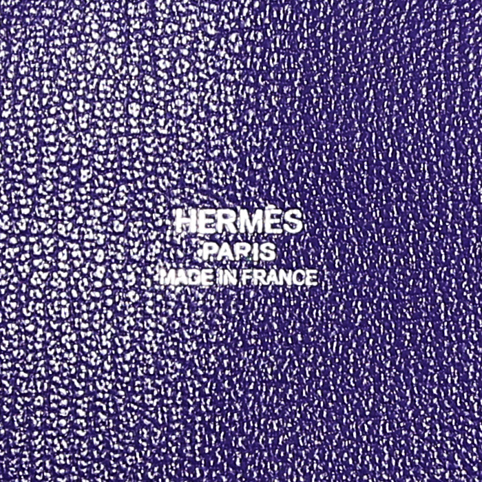 Hermès  Jypsiere 28 cm shoulder bag  in purple togo leather - Detail D3