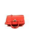 Bolso de mano Hermès  Birkin 35 cm en cuero togo rojo Lipstick - 360 Front thumbnail