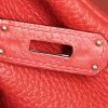 Hermès  Birkin 35 cm handbag  in red Lipstick togo leather - Detail D4 thumbnail