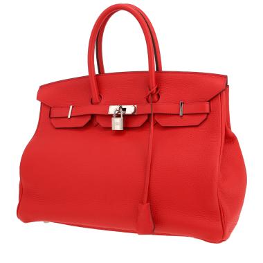 Borsa Hermès  Birkin 35 cm in pelle togo rossa