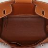Hermes Birkin 25 cm handbag in gold epsom leather - Detail D2 thumbnail