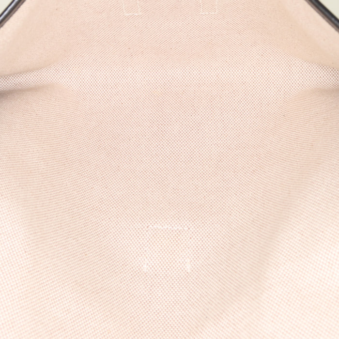 Pochette Hermes Jige en cuir box noir - Detail D2