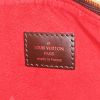 Bolso de mano Louis Vuitton Evora en lona a cuadros ébano y cuero marrón - Detail D4 thumbnail