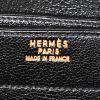 Hermès Sac à dépêches briefcase  in black grained leather - Detail D3 thumbnail