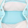 Hermès Garden Party shopping bag in Bleu Atoll leather taurillon clémence - Detail D2 thumbnail