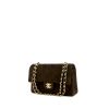 Chanel  Timeless Classic handbag  in brown suede - 00pp thumbnail
