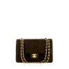Chanel  Timeless Classic handbag  in brown suede - 360 thumbnail