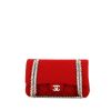 Bolso de mano Chanel  Timeless Classic en lona acolchada rojo Vif - 360 thumbnail