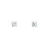 De Beers small earrings in platinium and diamonds - 00pp thumbnail