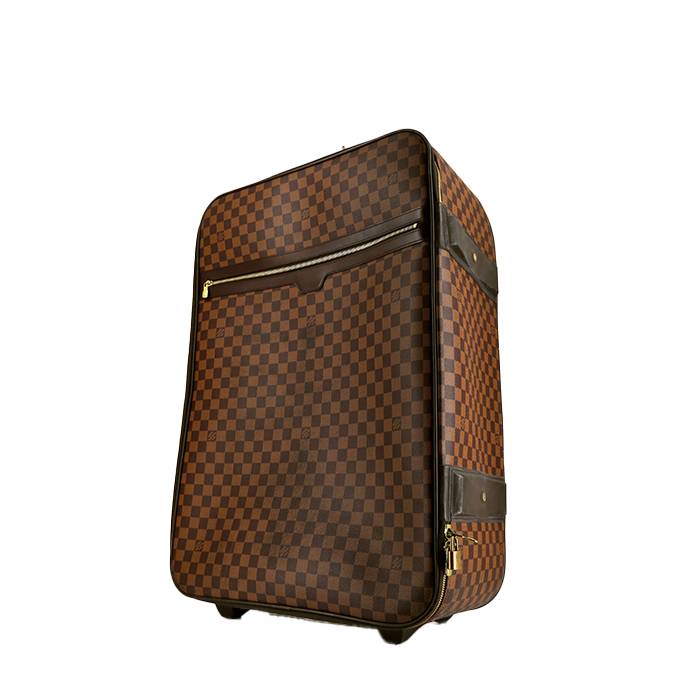 Louis Vuitton LV Pegase Leger 55 travel case Brown Leather ref