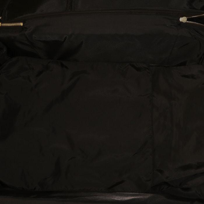 Valise souple Louis Vuitton Pegase en toile damier ébène et cuir marron - Detail D2