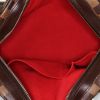 Louis Vuitton Duomo handbag in ebene damier canvas and brown leather - Detail D2 thumbnail