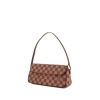 Bolso de mano Louis Vuitton Baguette en lona a cuadros ébano y cuero marrón - 00pp thumbnail