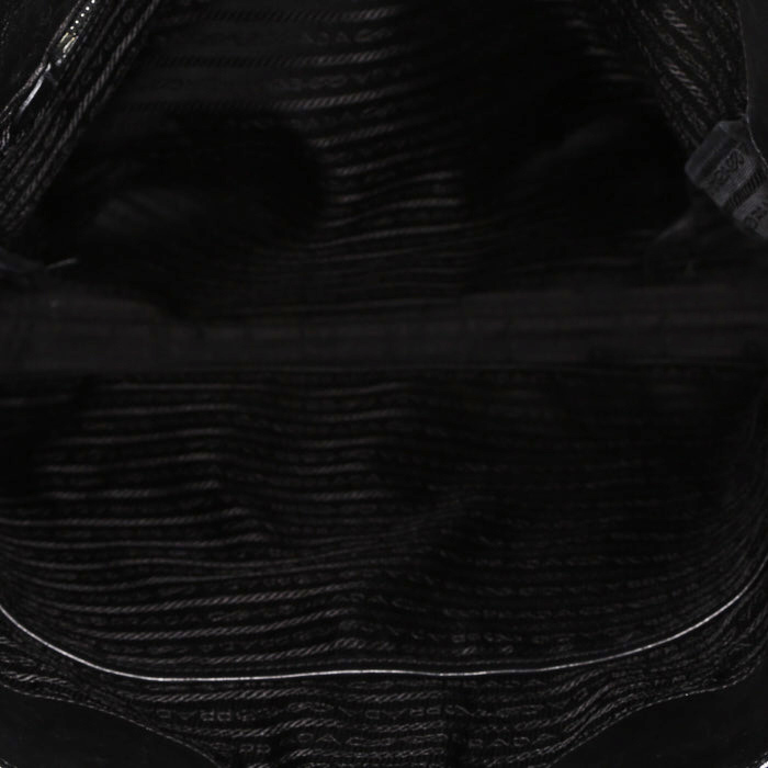 Bolso Cabás Prada en cuero negro - Detail D2