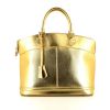 Louis Vuitton Lockit  large model handbag in gold suhali leather - 360 thumbnail