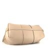 Louis Vuitton Keepall Editions Limitées weekend bag in beige leather taurillon clémence - Detail D5 thumbnail