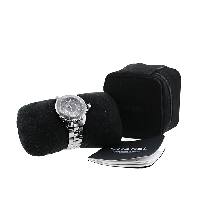 Chanel J12 watch in ceramic Ref:  H2978 Circa  2000