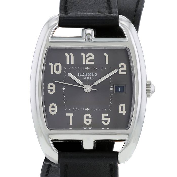 Hermès Cape Cod Tonneau watch in stainless steel Ref:  CT1.710 Circa  2010 - 00pp