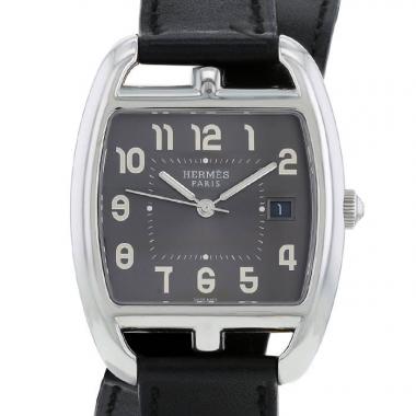 Montre Hermès Cape Cod Tonneau en acier Ref :  CT1.710 Vers  2010