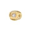 Vintage ring in yellow gold,  white gold and diamond - 00pp thumbnail