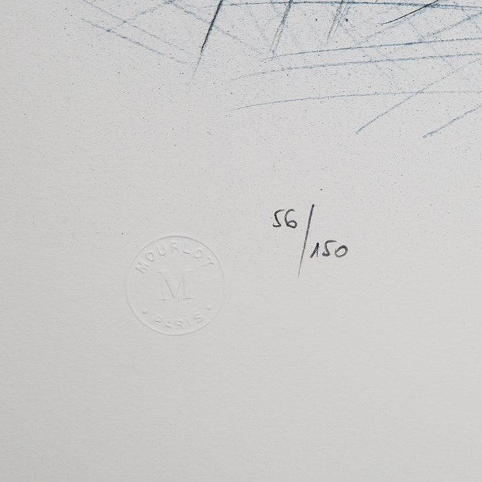 César, "Compression de cartes postales", lithograph in colors on rag paper, signed and numbered, printer stamp, of 1979