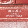 Bolso de mano Hermès Trim en cuero swift color burdeos - Detail D3 thumbnail