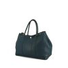 Hermes Garden shopping bag in Bleu Orage togo leather - 00pp thumbnail
