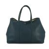 Hermes Garden shopping bag in Bleu Orage togo leather - 360 thumbnail