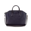 Bolso de mano Givenchy Antigona en cuero azul marino - 360 thumbnail
