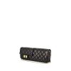 Chanel Baguette handbag/clutch in black quilted leather - 00pp thumbnail