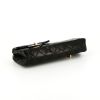 Chanel Baguette handbag/clutch in black quilted leather - Detail D4 thumbnail