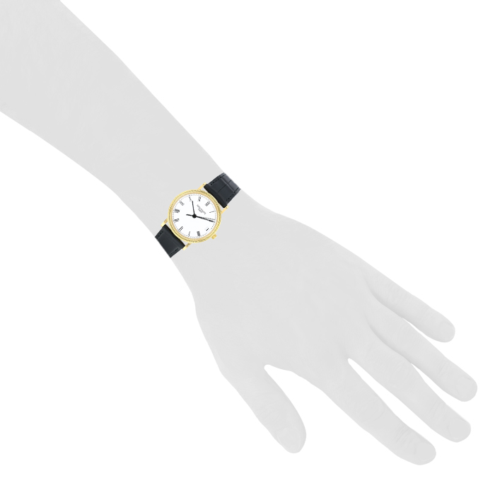 Reloj Patek Philippe Calatrava Clous De Paris de oro amarillo Ref : 3802 Ref : 3802/200 Circa 1980 - Detail D1