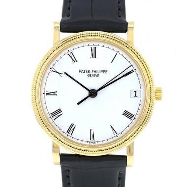 Orologio Patek Philippe Calatrava Clous De Paris in oro giallo Ref :  3802 Ref :  3802/200 Circa  1980