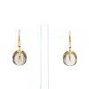 Pomellato Veleno earrings in pink gold and smoked quartz - 360 thumbnail