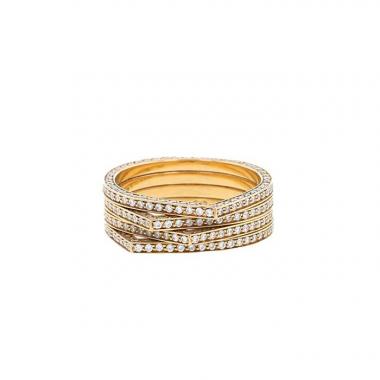 Bague Repossi Antifer en or rose et diamants