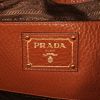 Prada Vitello shopping bag in brown grained leather - Detail D3 thumbnail