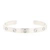 Open Cartier Love bracelet in white gold - 00pp thumbnail